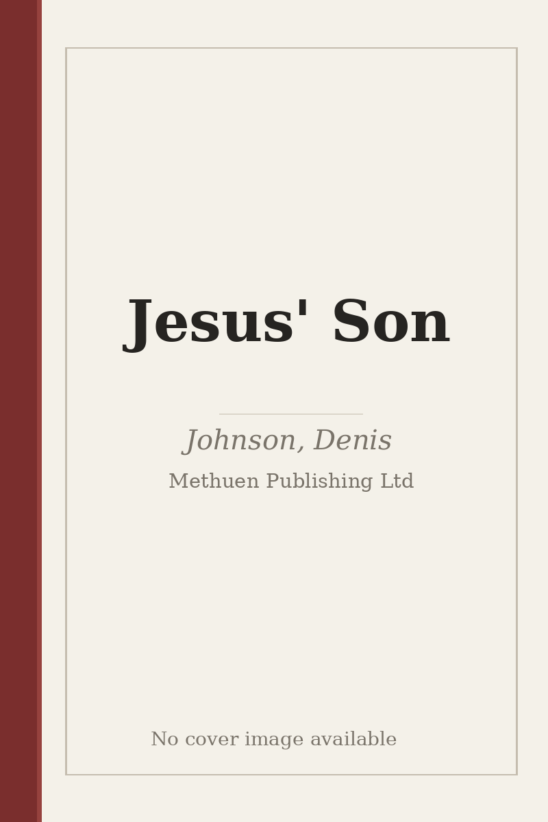 Jesus' Son - no cover image available