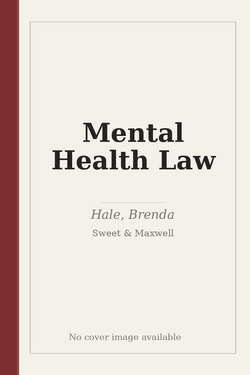 Mental Health Law - no cover image available