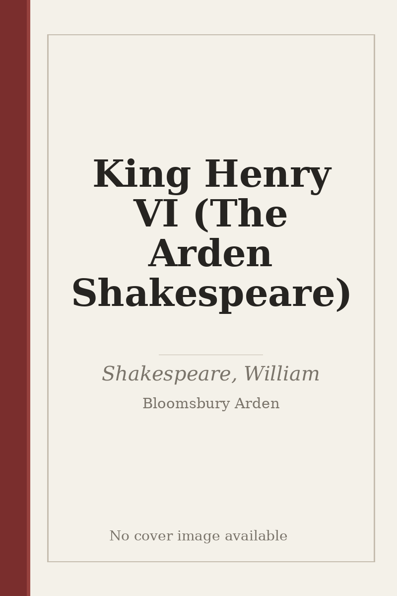King Henry VI (The Arden Shakespeare) - no cover image available