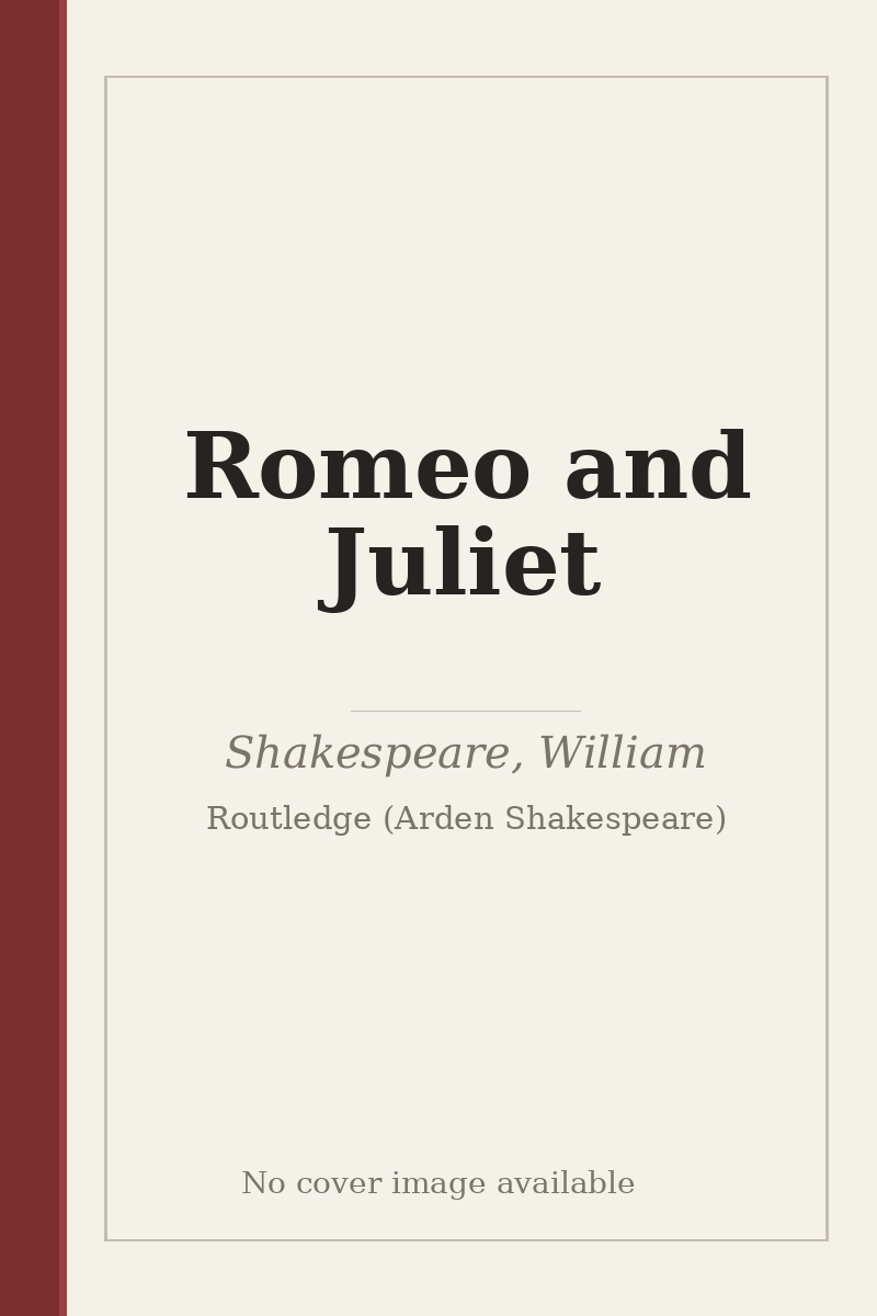 Romeo and Juliet - no cover image available