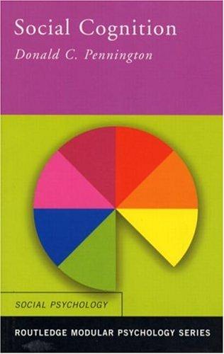 Social Cognition (Routledge Modular Psychology)