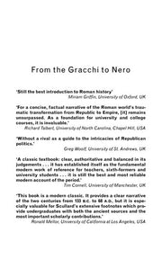 From the Gracchi to Nero: A History of Rome 133 BC to AD 68 (Routledge Classics)