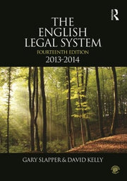 The English Legal System: 2015-2016: 2013-2014