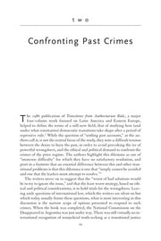 Unspeakable truths:facing the challenge of truth commissions