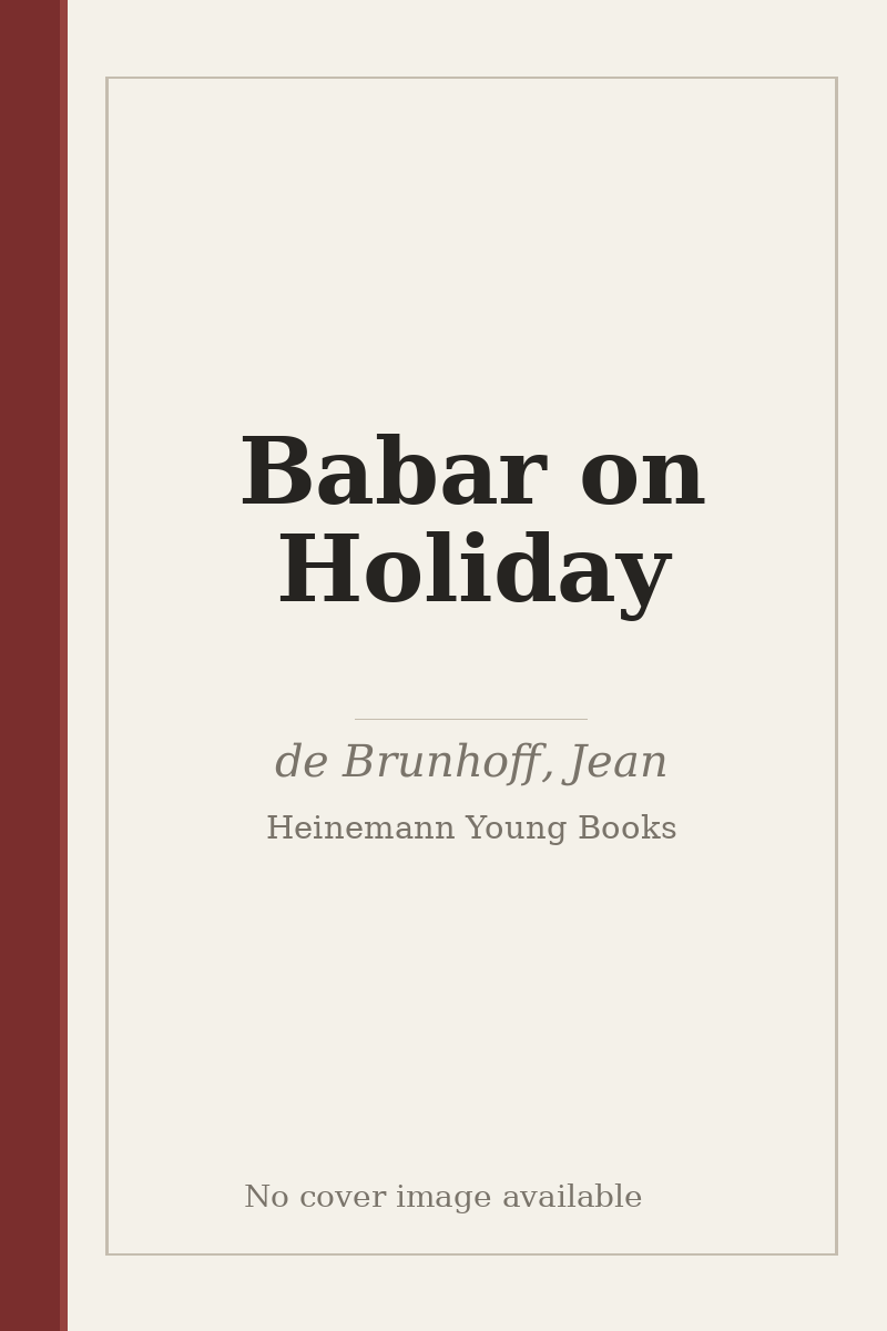 Babar on Holiday - no cover image available