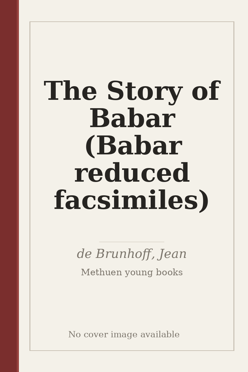 The Story of Babar (Babar reduced facsimiles) - no cover image available