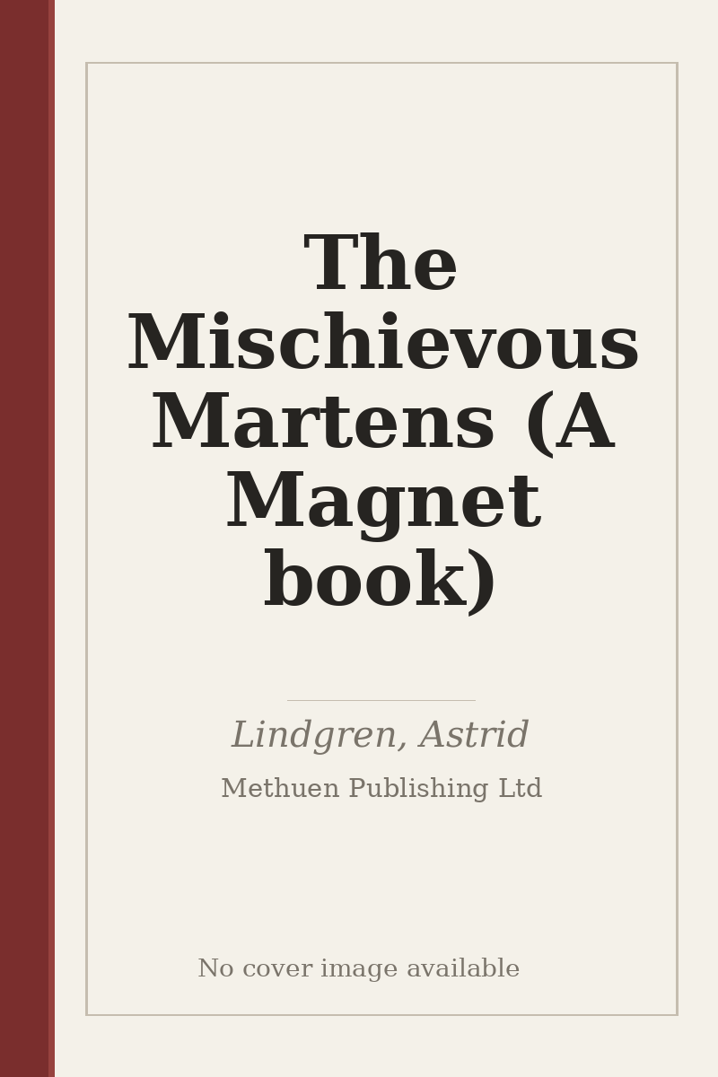 The Mischievous Martens (A Magnet book) - no cover image available