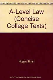 A-Level Law (Concise College Texts)