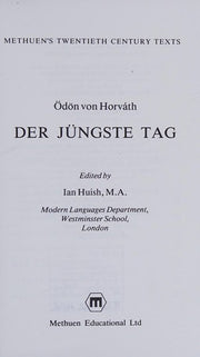 Der Jungste Tag (Twentieth Century Texts)