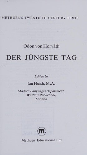 Der Jungste Tag (Twentieth Century Texts)
