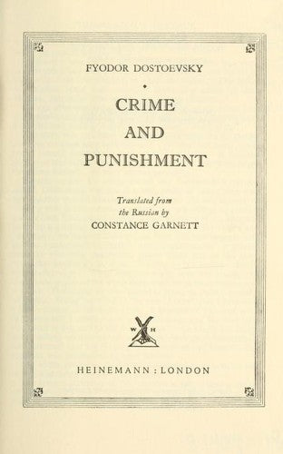 Crime and Punishment