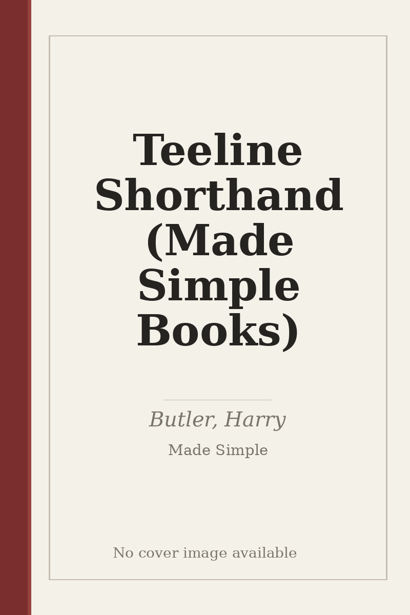 Teeline Shorthand (Made Simple Books) - no cover image available
