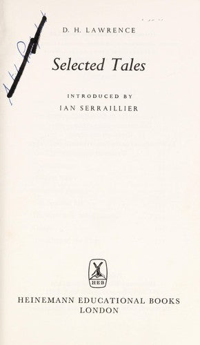 D H Lawrence Selected Tales (New Windmills KS3)