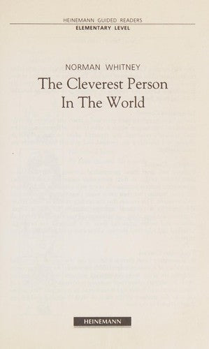 Cleverest Person HGR Ele 2nd Edn