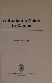 A Student's Guide to Camus (Students' guide to European literature)