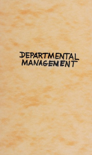 Departmental Management (Heinemann Organization in Schools Series)