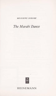 The Marabi Dance (African Writers Series)