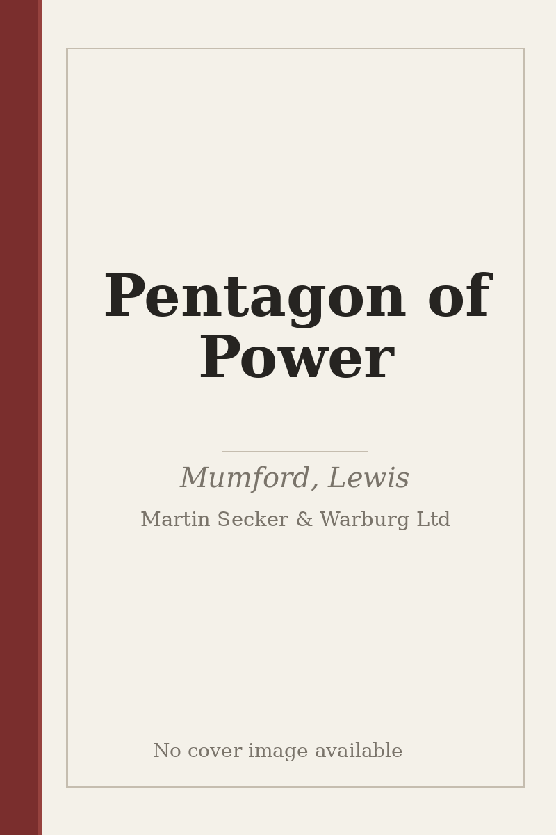Pentagon of Power - no cover image available