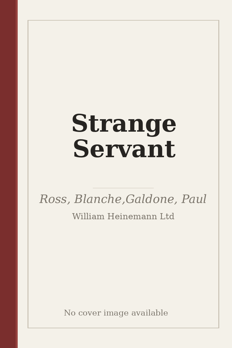 Strange Servant - no cover image available