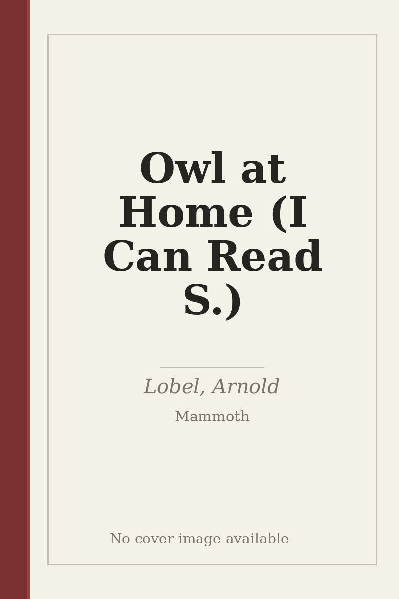 Owl at Home (I Can Read S.) - no cover image available