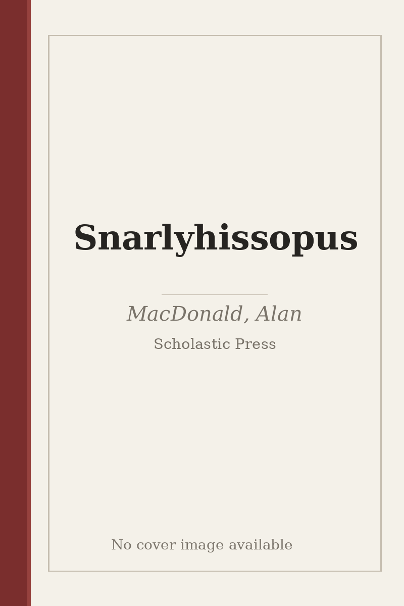 Snarlyhissopus - no cover image available