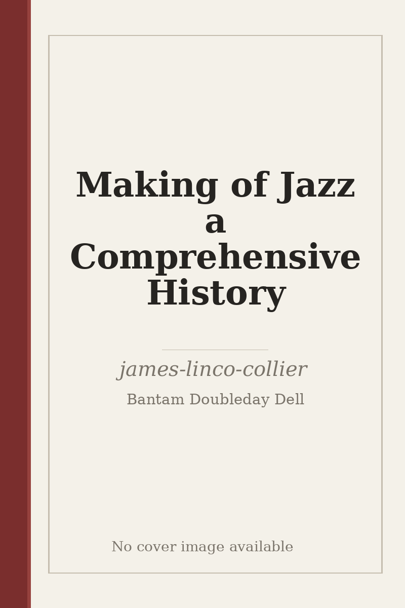 Making of Jazz a Comprehensive History - no cover image available