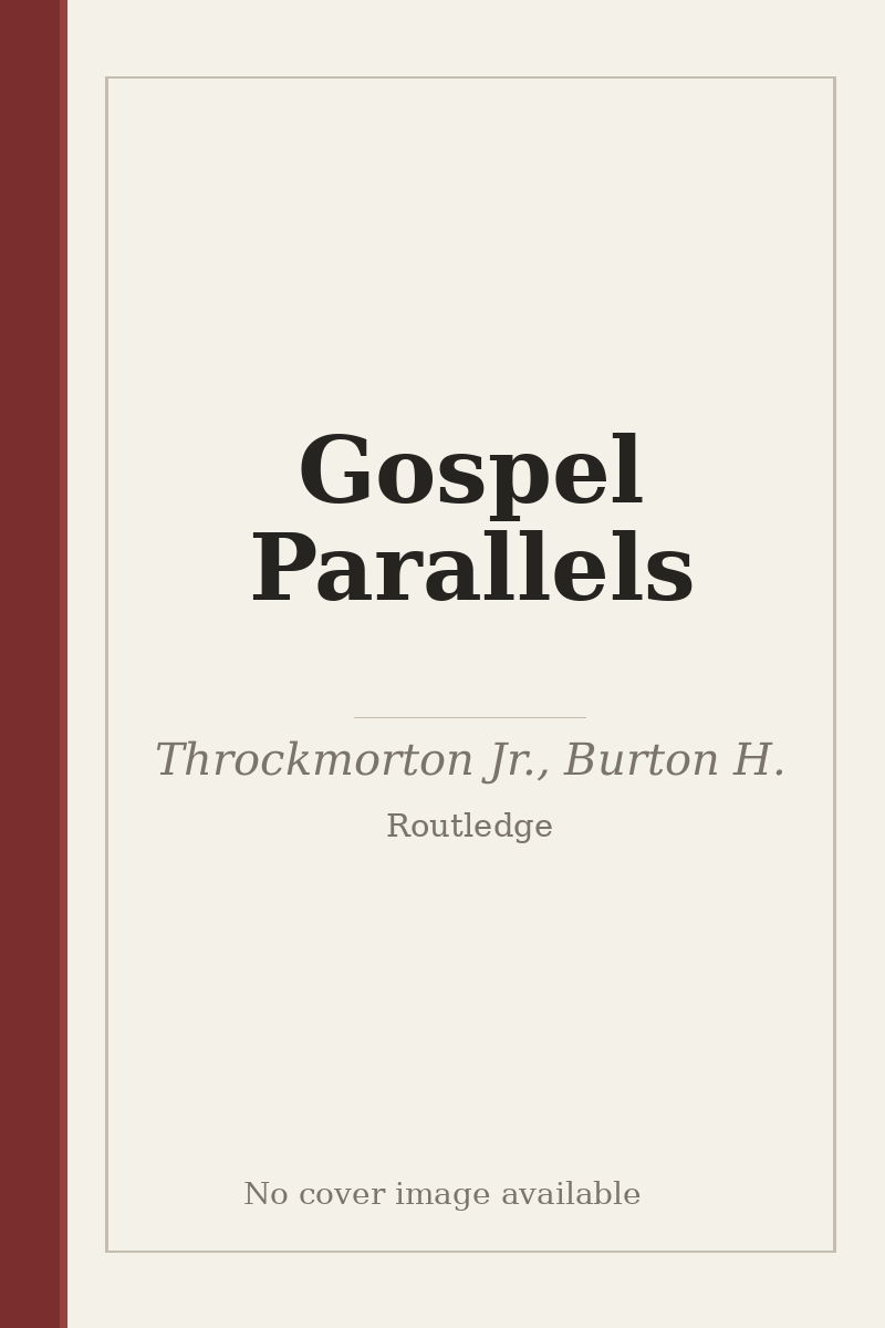 Gospel Parallels - no cover image available