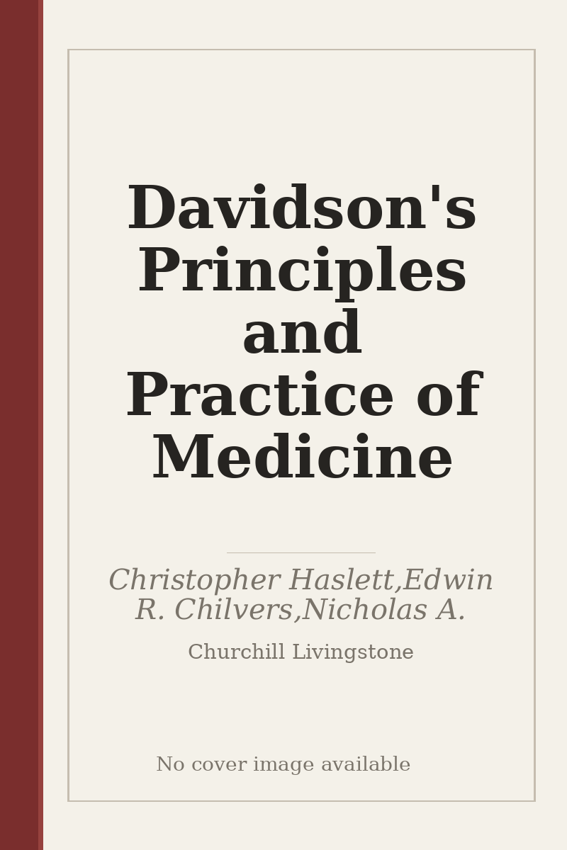 Davidson's Principles and Practice of Medicine - no cover image available