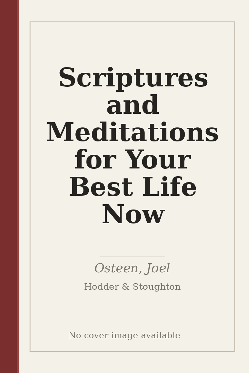 Scriptures and Meditations for Your Best Life Now - no cover image available