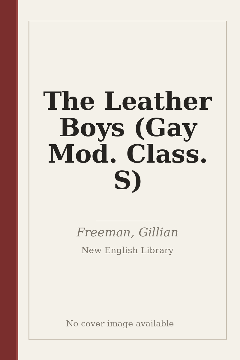 The Leather Boys (Gay Mod. Class. S) - no cover image available