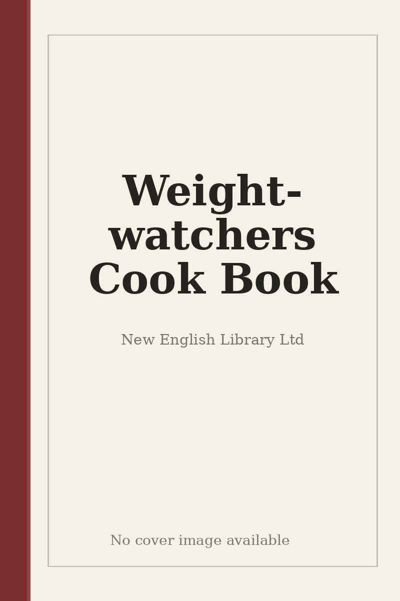 Weight-watchers Cook Book - no cover image available