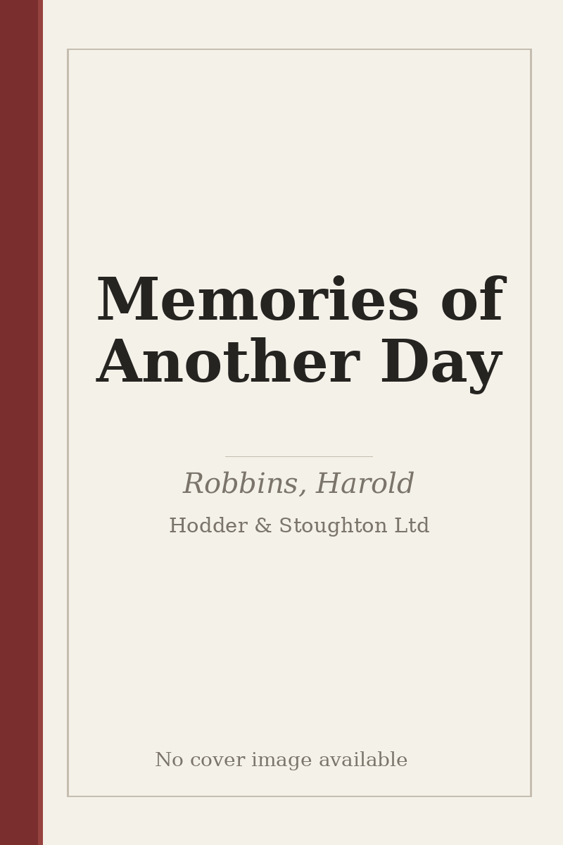 Memories of Another Day - no cover image available