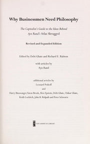 Why Businessmen Need Philosophy: The Capitalist's Guide to the Ideas Behind Ayn Rand's Atlas Shrugged