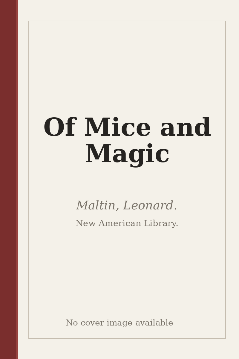 Of Mice and Magic - no cover image available