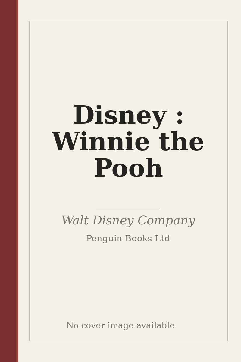 Disney : Winnie the Pooh - no cover image available