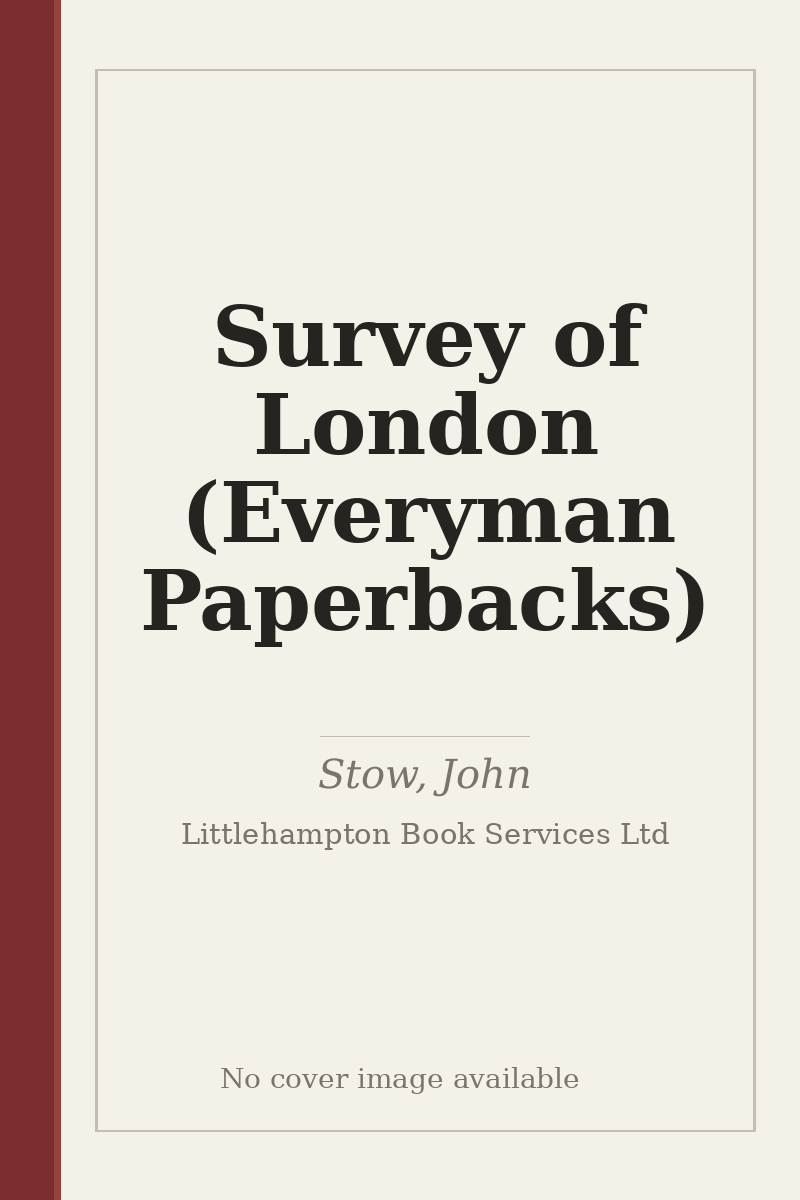 Survey of London (Everyman Paperbacks) - no cover image available