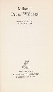 Prose Writings (Everyman Paperbacks)