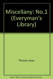 Miscellany One. Poems,stories, broadcasts (Aldine Paperbacks)