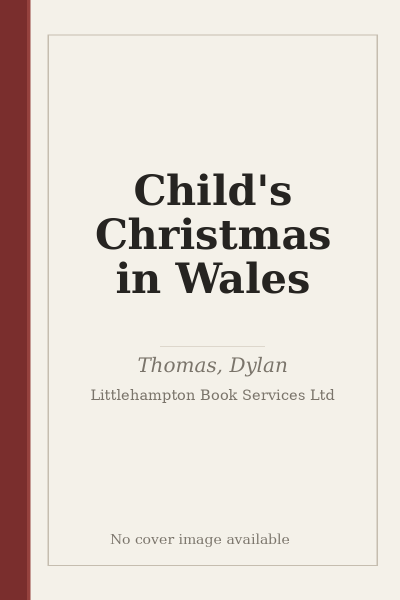 Child's Christmas in Wales - no cover image available