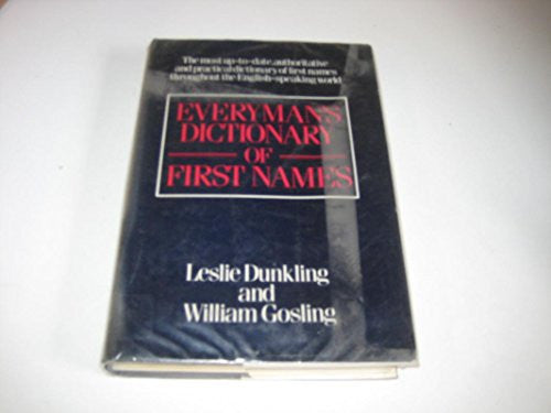 Everyman's Dictionary of First Names