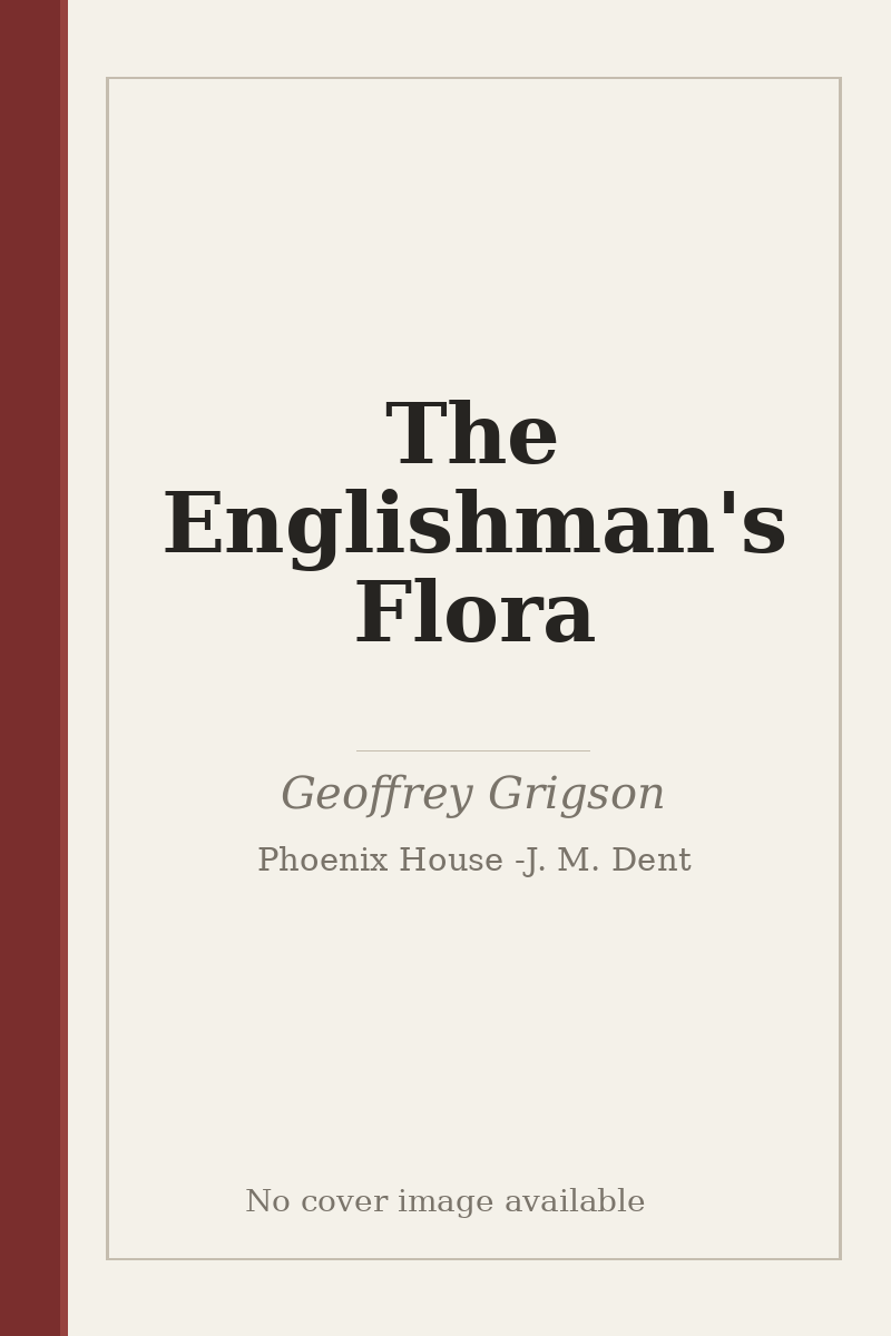 The Englishman's Flora - no cover image available
