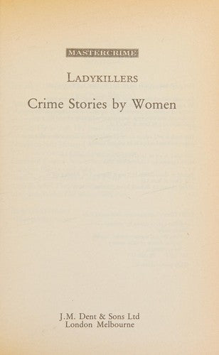 Ladykillers: Crime Stories by Women (Master Crime S.)