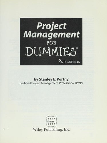 Project Management for Dummies (US Edition)
