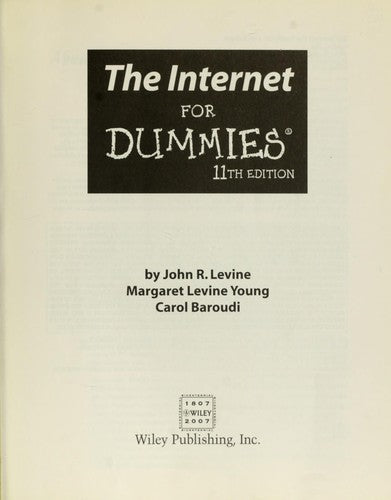 The Internet For Dummies®
