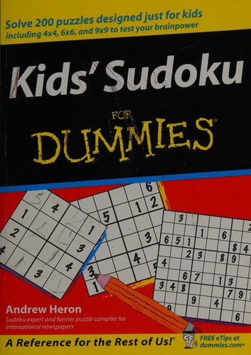 Kids' Sudoku For Dummies (For Dummies Series)
