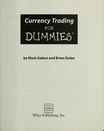 Currency Trading For Dummies®