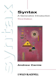 Syntax 3 E: A Generative Introduction (Introducing Linguistics)