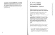 The Autopoiesis of Architecture, Volume I: A New Framework for Architecture: 1