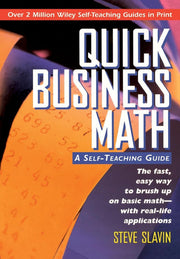 Quick Business Math: A Self-Teaching Guide: 147 (Wiley Self-Teaching Guides)