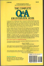 The Complete Q&A Job Interview Book